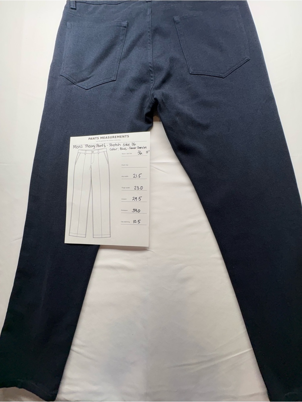 Theory Men's Navy Slim Straight Jeans
